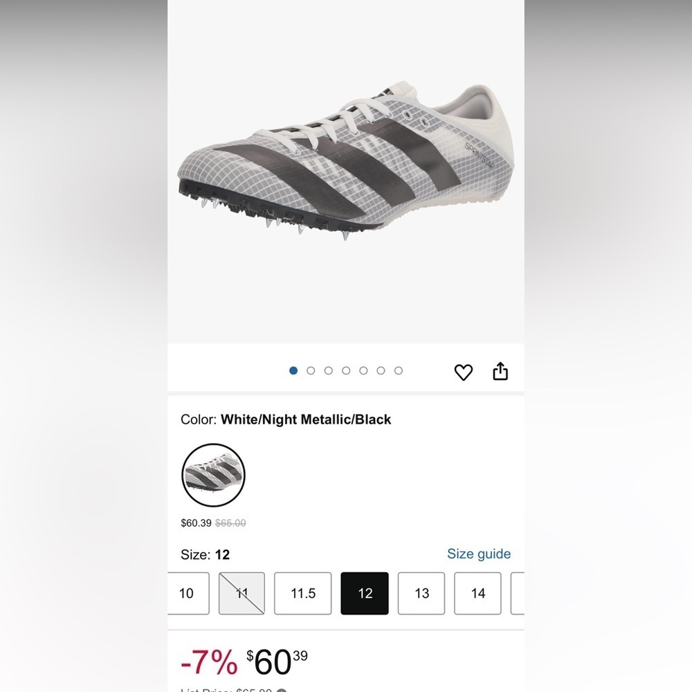 Mens Adidas spikes - Picture 10 of 11